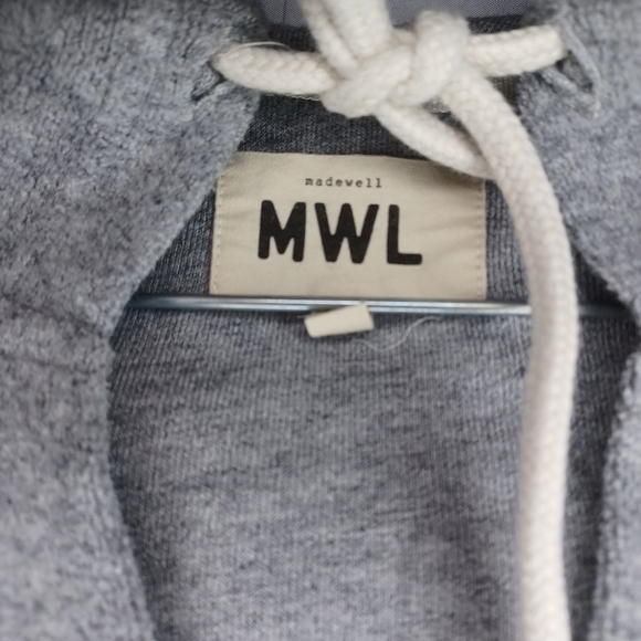Madewell MWL cropped hooded sweatshirt - Picture 5 of 12